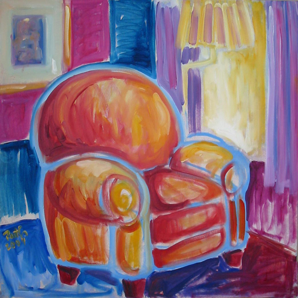 New Jersey Chair, an oil painting by Ruth Councell